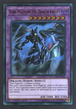 Yugioh Dark Magician The Dragon Knight - LEDD-ENA00 - Ultra Rare - 1st Played - Image 1