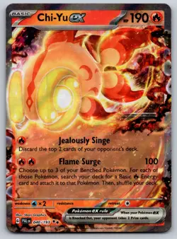 Chi-Yu ex - 040/193 SV02: Paldea Evolved NM Pokemon Card TCG - Image 1