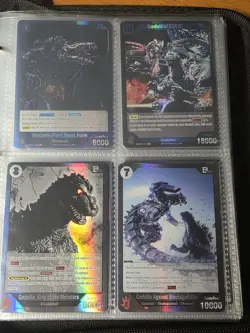 2025 Godzilla vs Godzilla Card Game Set of C, UC, R, SR, and P Rarity Cards - Image 1