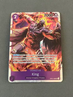 King - OP01-096 Pre-Errata SR- Romance Dawn - One Piece Card Game - Image 1