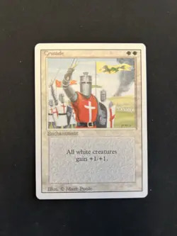 English - MTG Crusade - LP - Revised Edition - Banned Card - Image 1