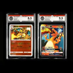 CCG GemMint 9.5/ NearMint 8.5 Nintendo Pokemon TCG card 2pcs - Charizard - Image 1