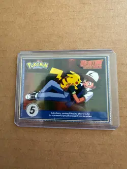 1999 Burger King PokeTrivia Trading Card - Machamp #68 - Image 2