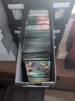 APPROXIMATELY 370 CARDS, INCLUDING 41 COLD FOILED disney lorcana cards bulk lot - Image 1