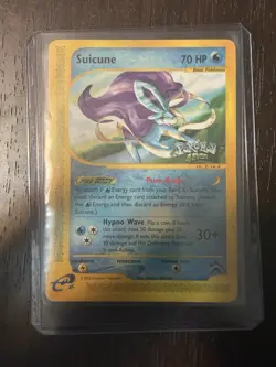 Suicune 53 Black Star Promo Pokemon WOTC Regular Card Pokemon 4Ever Stamp LP - Image 1