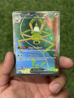 Spidops ex 243/198 Scarlet & Violet Full Art Ultra Rare Holo Pokemon Card NM - Image 1
