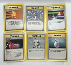 1999 Base Set Pokemon Cards Trainer Lot Of 6 - Image 1