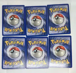 1999 Base Set Pokemon Cards Trainer Lot Of 6 - Image 2
