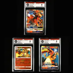 CCG Mint 9 Nintendo Pokemon TCG card 3pcs - Charizard - Image 1