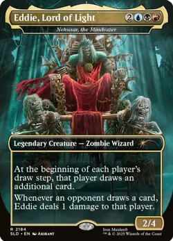 Secret Lair x Iron Maiden Eddie, Lord of Light Non-Foil Nekusar, The Mindrazer - Image 1