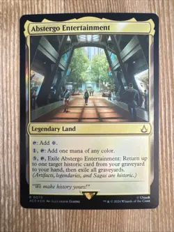 Magic The Gathering MTG ABSTERGO ENTERTAINMENT FOIL Assassin's Creed NM - Image 1