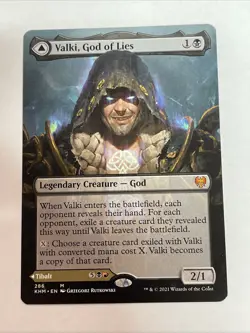 Valki, God of Lies (Borderless) Kaldheim #286 Mythic - Image 1