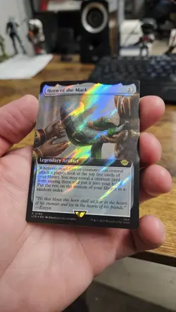MTG Horn of the Mark (Extended Art) (Surge Foil) #789 Lord of the Rings Rare NM - Image 2