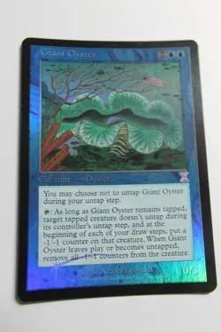 MTG Giant Oyster x1-Foil -Time Spiral Timeshifted-Lightly Played - Image 1