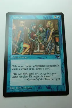 MTG Insight x1- -Tempest-Lightly Played - Image 1