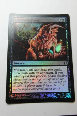MTG Hoarder's Greed x1-Foil -Lorwyn-Lightly Played - Image 1