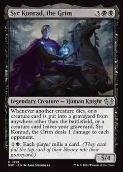 1x Syr Konrad, the Grim NM Eng MTG - Duskmourn Commander - Image 1