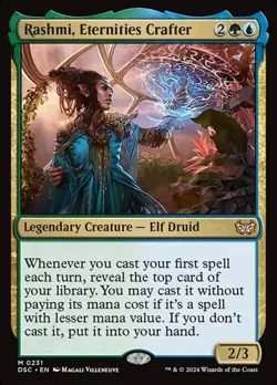 1x Rashmi, Eternities Crafter NM Eng MTG - Duskmourn Commander - Image 1