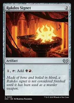 1x Rakdos Signet NM Eng MTG - Duskmourn Commander - Image 1