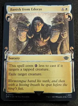MTG - Banish from Edoras (Showcase Scrolls) FOIL - Lord of the Rings: SE - Image 1