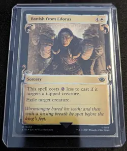 MTG - Banish from Edoras (Showcase Scrolls) FOIL - Lord of the Rings: SE - Image 2