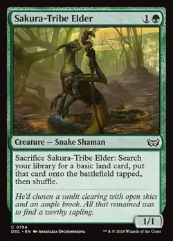 1x Sakura-Tribe Elder NM Eng MTG - Duskmourn Commander - Image 1