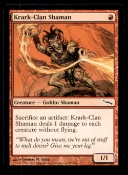 MTG Krark-Clan Shaman LP Light Play Mirrodin [3136] - Image 1
