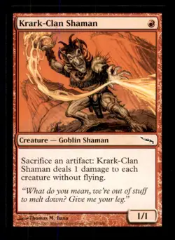 MTG Krark-Clan Shaman LP Light Play Mirrodin [3159] - Image 1
