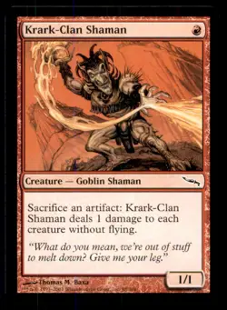 MTG Krark-Clan Shaman LP Light Play Mirrodin [3127] - Image 1
