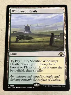 Windswept Heath Modern Horizons 3 Regular Fetch Land - Image 1