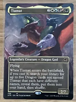 Magic the Gathering Tiamat Adventures in the Forgotten Realms Borderless - Image 1