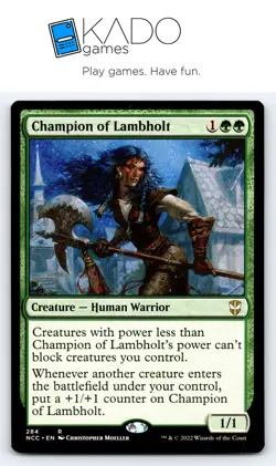 Commander: Streets of New Capenna #284 Champion of Lambholt - Image 1