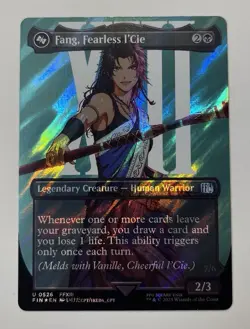 Fang, Fearless l'Cie (Borderless) (Surge Foil) Final Fantasy Foil - Image 1