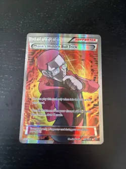 Maxie's Hidden Ball Trick Ultra Rare Full Art 158/160 Pokemon XY Primal Clash - Image 1