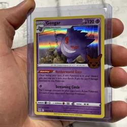 POKEMON GENGAR 066/196 HOLO RARE TRICK OR TRADE HALLOWEEN NM NEAR MINT NINTENDO - Image 2