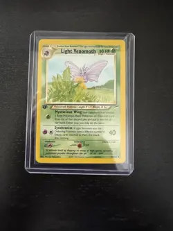 Light Venemoth (53/105) Neo Destiny 2000 Vintage Pokemon 1st Edition LP - Image 3