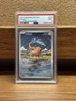 2024 POKEMON SFA EN-SHROUDED FABLE ILLUSTRATION RARE #076 CUFANT PSA 9 - Image 1