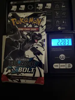 Lot Of 3 Heavy 22.80g+ Pokemon TCG SV Black Bolt Booster Pack Sealed! - Image 3