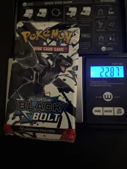 Lot Of 3 Heavy 22.80g+ Pokemon TCG SV Black Bolt Booster Pack Sealed! - Image 4
