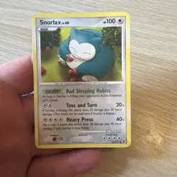 Snorlax LV.40 81/111 Common Regular Platinum Rising Rivals - Pokemon TCG NM - Image 1