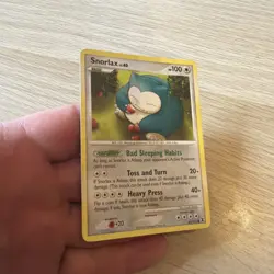 Snorlax LV.40 81/111 Common Regular Platinum Rising Rivals - Pokemon TCG NM - Image 3