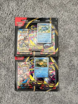 Pokemon TCG Mega Evolutions Triple Blister Golduck & Psyduck Factory Sealed ✅🚚 - Image 1