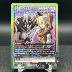 Annie Leonhart Female Titan UE10BT-AOT-1-053 SR Attack on Titan Union Arena Card - Image 1