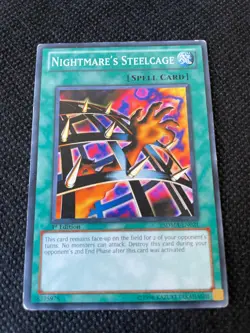 Nightmare's Steelcage - SDMA-EN021 - Common - 1st Edition - MP - Yugioh! - Image 1