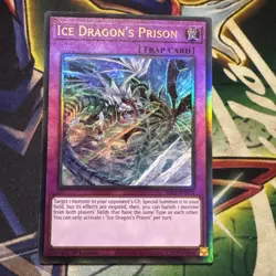 Yugioh! Ice Dragon's Prison RA01-EN078 Ultimate Rare 1st Edition NM - Image 1