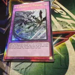 Yugioh! Ice Dragon's Prison RA01-EN078 Ultimate Rare 1st Edition NM - Image 2