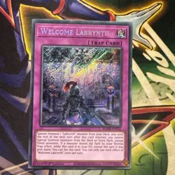 Yugioh! Welcome Labrynth BLMR-EN102 Secret Rare 1st Edition NM - Image 1