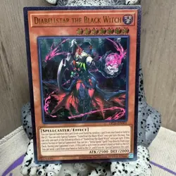 Yu-Gi-Oh! Diabellstar the Black Witch 🖤 Ultimate Rare OP26-EN001 NM 🔥 - Image 2