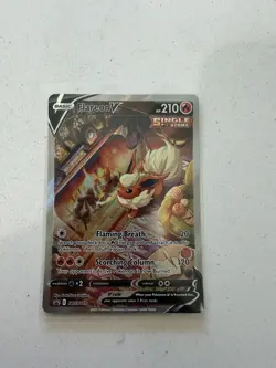 Flareon V SWSH179 - Alternate Art Black Star Promo - Pokemon Card - NM - Image 1
