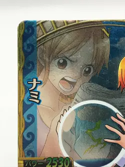 Nami ONE PIECE Berry Match IC Card TCG Bandai Japanese Holo Rare C563-WSR - Image 3